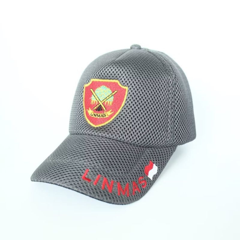Topi linmas abu abu/Topi linmas abu/Topi linmas terbaru