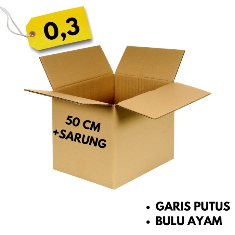 

Kotak Hadiah Garis Putus 50 CM + Sarung