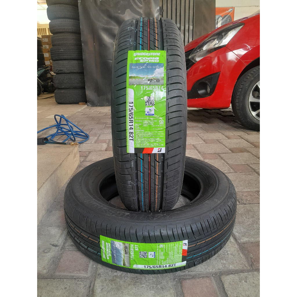 Ban standar brio,agya,avanza,xenia,calya Ban Mobil Tubeless 175 65 r14 Bridgestone Ecopia