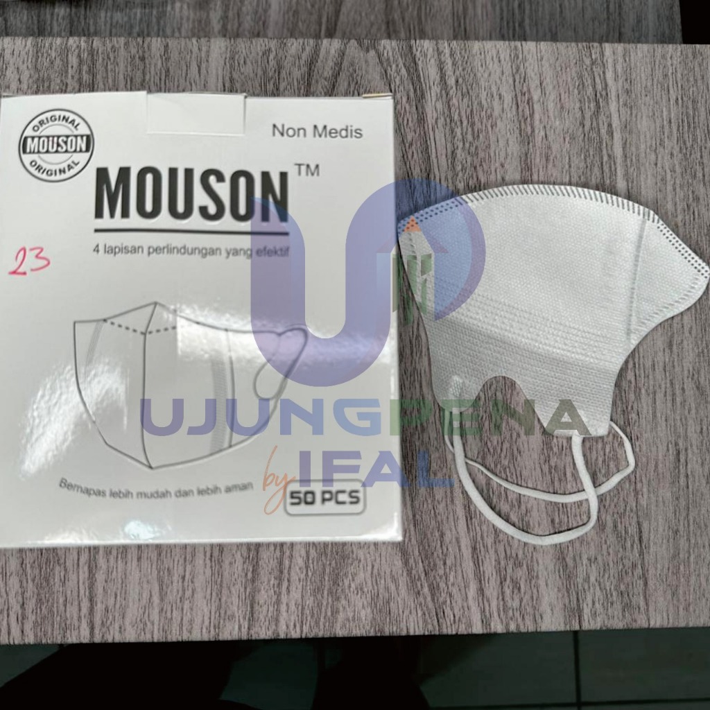 Masker Mouson Duckbill Hitam Putih