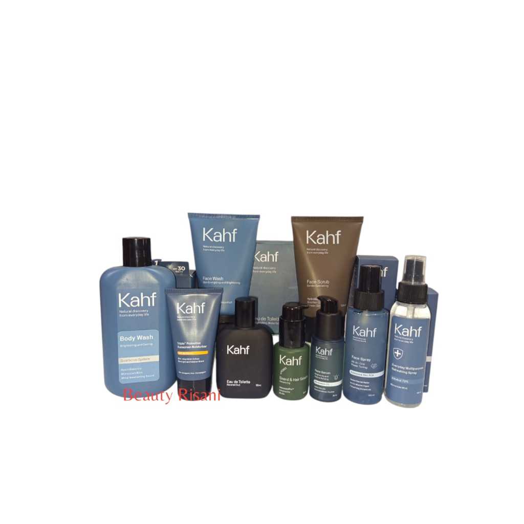 KAHF PAKET SKINCARE PERAWATAN WAJAH PRIA/ KAHF BRIGHTENING SERIES
