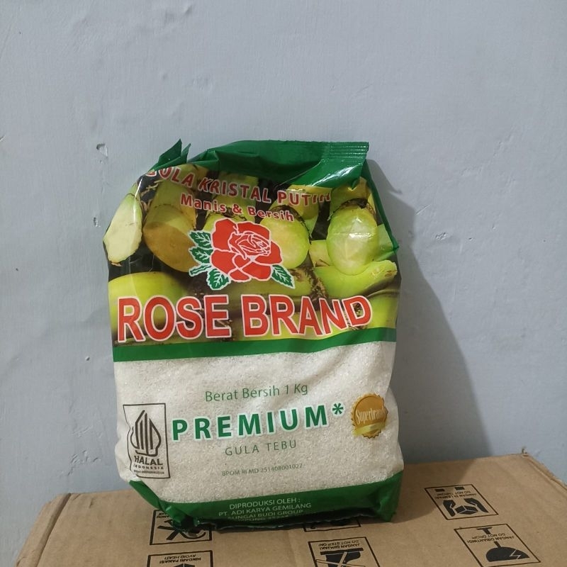 

Gula Rose Brand 1kg || Gula kemasan (Random Kuning/Ijo)
