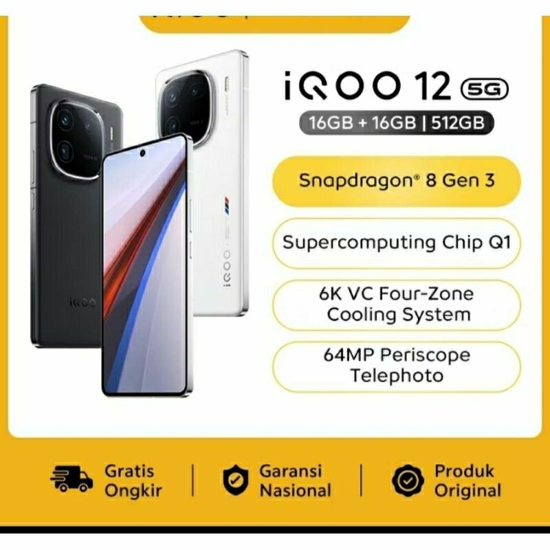 IQOO 12 Smartphone Snapdragon 8 Gen 3