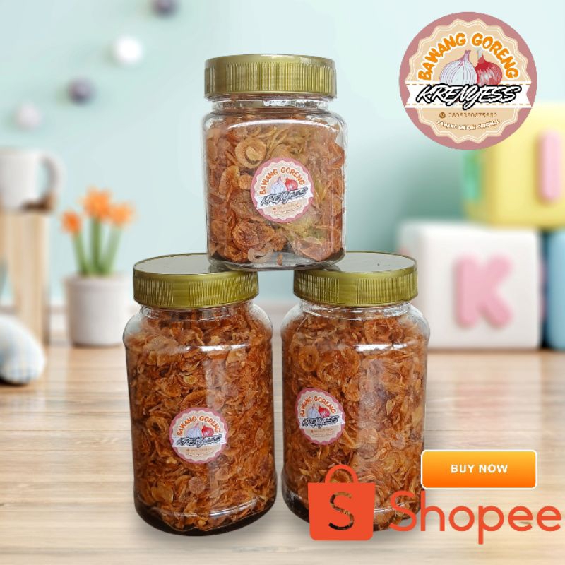 

Bawang Goreng Bawang merah Goreng Premium asli tanpa tepung