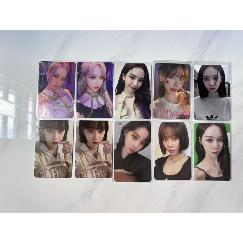 [READY] AESPA KARINA WINTER PHOTOCARD PC ALBUM GIRLS MY WORLD SAVAGE TRADING CARD CLIO STICKER ERA