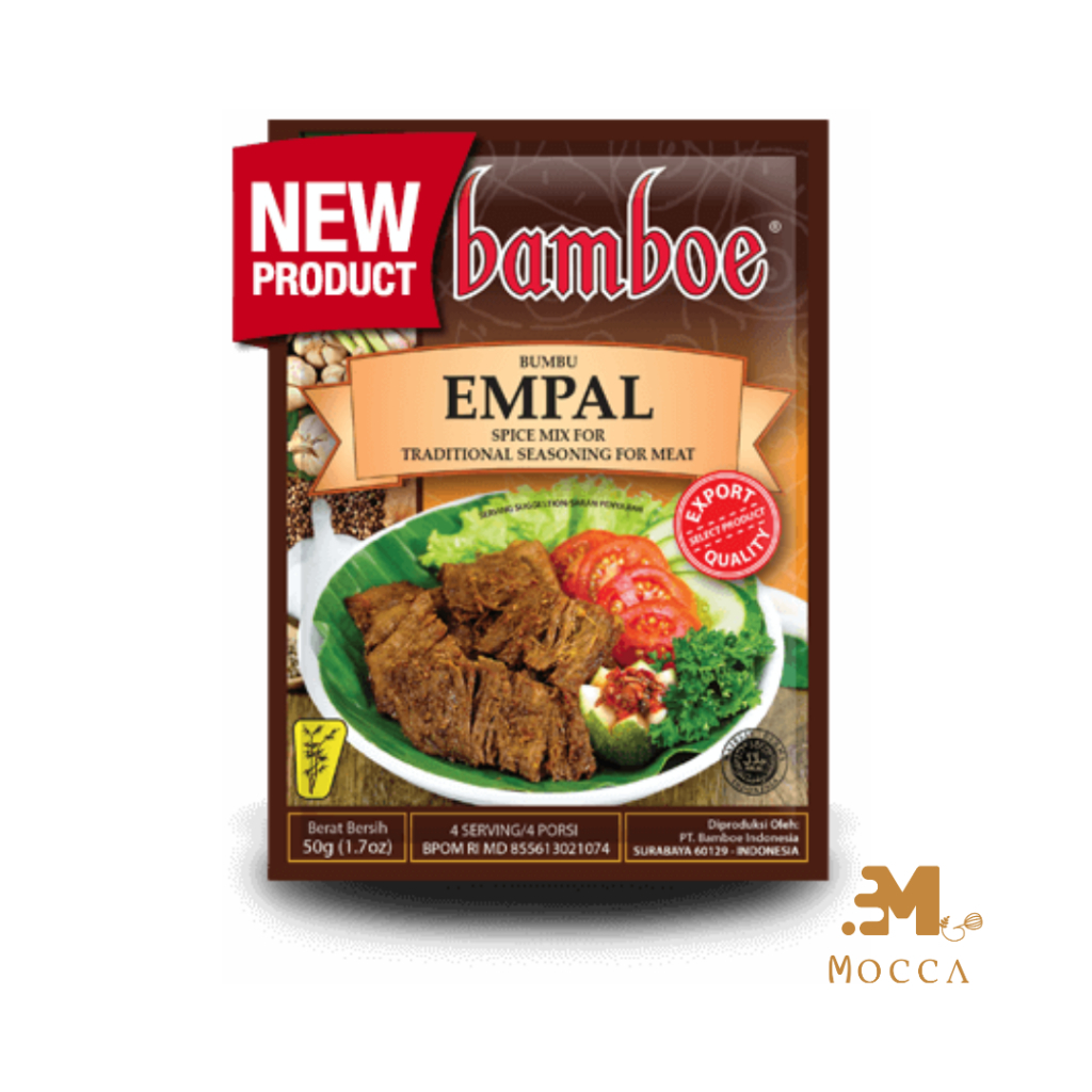 

BAMBOE EXPORT EMPAL, AYAM KECAP, TONG SENG, TAHU CAMPUR, KUAH BAKSO