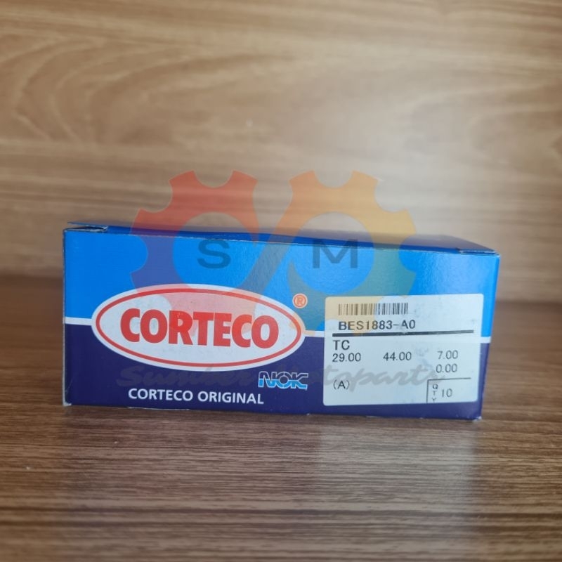 TC 29 x 44 x 7 NOK Corteco Original >> Seal As Roda blk Honda Beat, Vario, Spacy, Scoopy <<