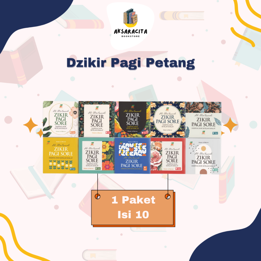 buku al masurat matsurat ZIKIR dzikir PAGI petang SORE souvenir pernikahan ultah murah aesthetic