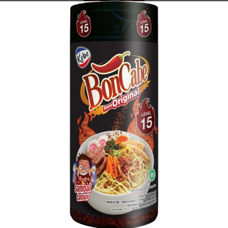 

Kobe BonCabe Sambal Tabur Original Level 15 45 g