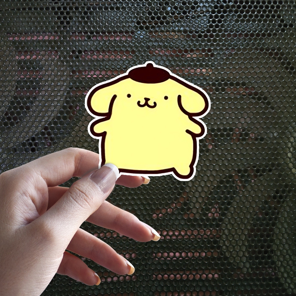

Sticker Decal Vinyl Tahan Air Pompompurin Kartun
