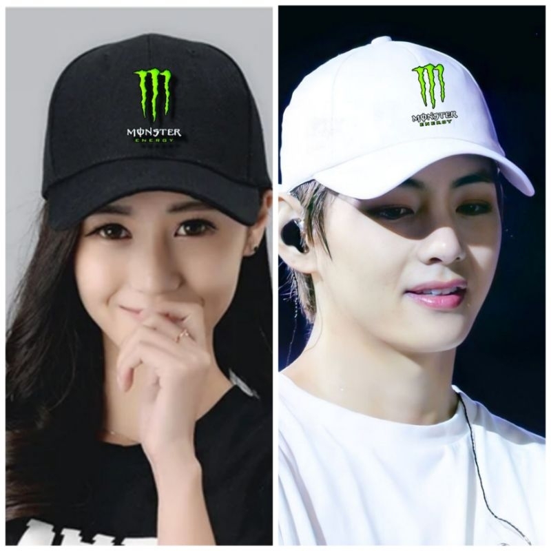 Topi Baseball topi bisbol topi distro pria&wanita cap  monster energi