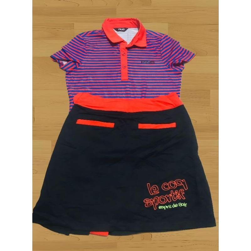 Baju Golf Set PING X Le Coq