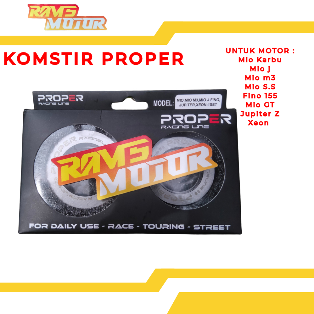 Komstir PROPER Mio Soul Karbu Mio S.Z.J Soul GT 115 125 Fino 125 Jupiter Z ORIGINAL