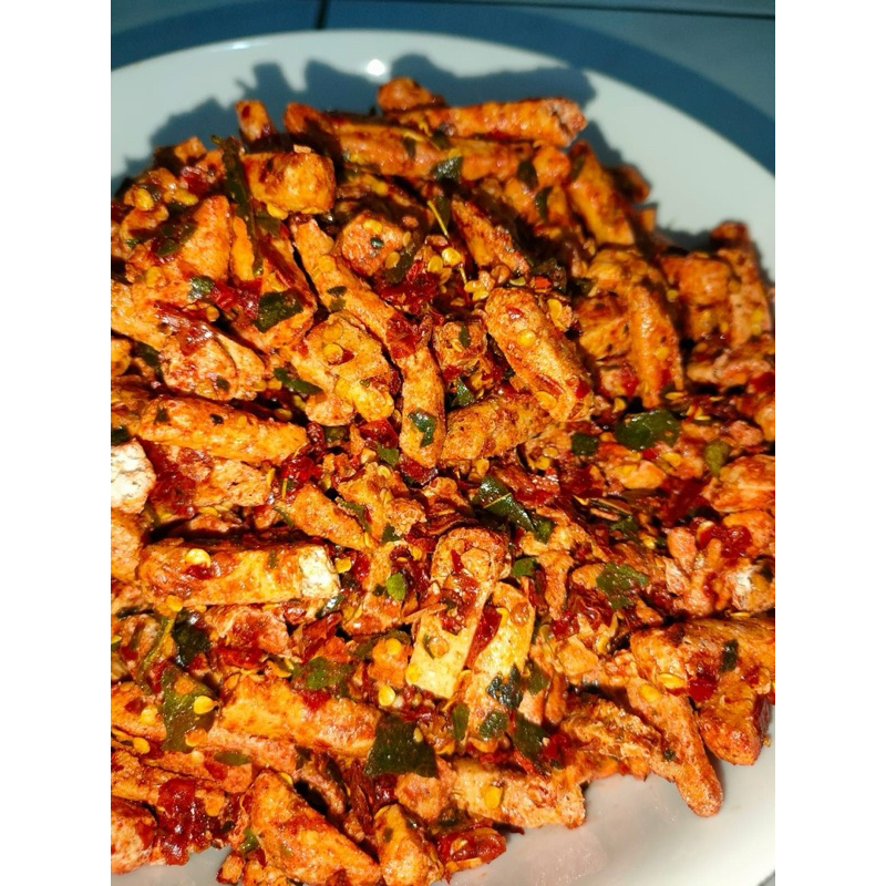 

Basreng stik daun jeruk pedas kemasan 1kg