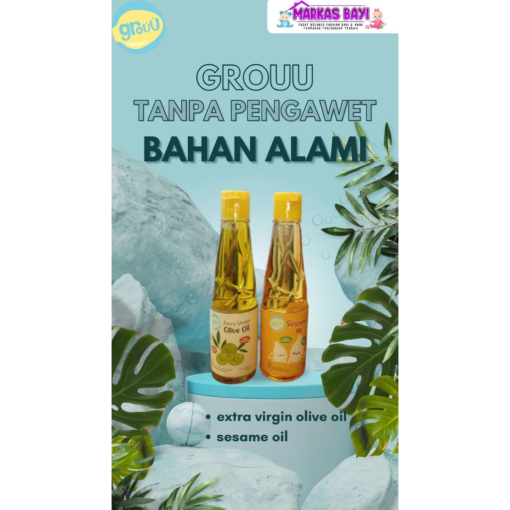 

grouu extra virgin olive oil & sesame oil