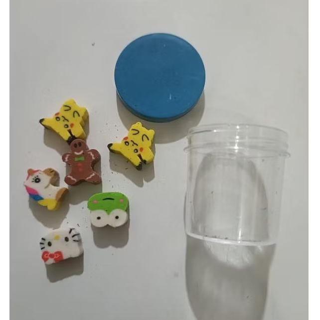 

penghapus toples isi 20 pcs/satu toples isi 6 penghapus mini