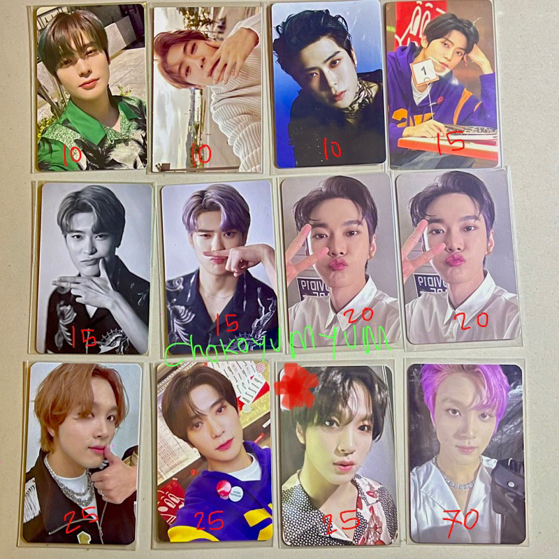 PHOTOCARD PC HAECHAN POB MECIMA JAEHYUN DICON BNW SG22 DOYOUNG POUT FACT CHECK SELCA NCT 127 DREAM
