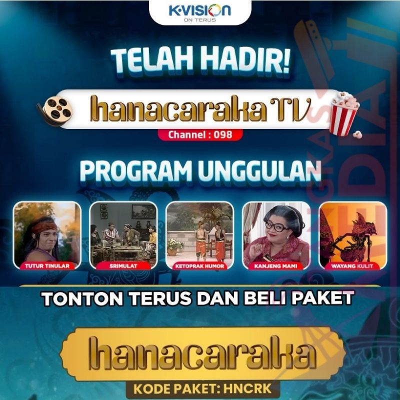 Paket K-VISION HANACARAKA JAWA KVISION