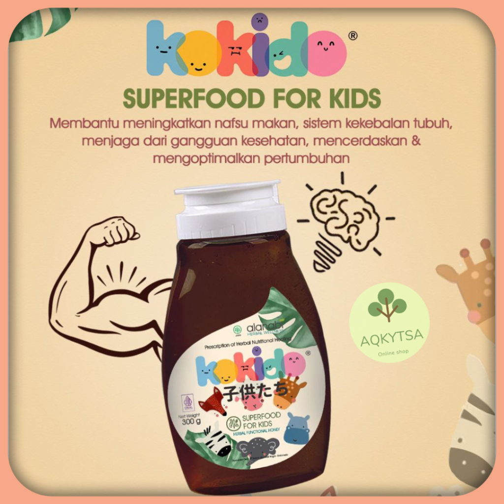 

Madu Anak Imun Pertumbuhan Kecerdasan Kesehatan Pencernaan Superfood for Kids Happy Belly Alanabi