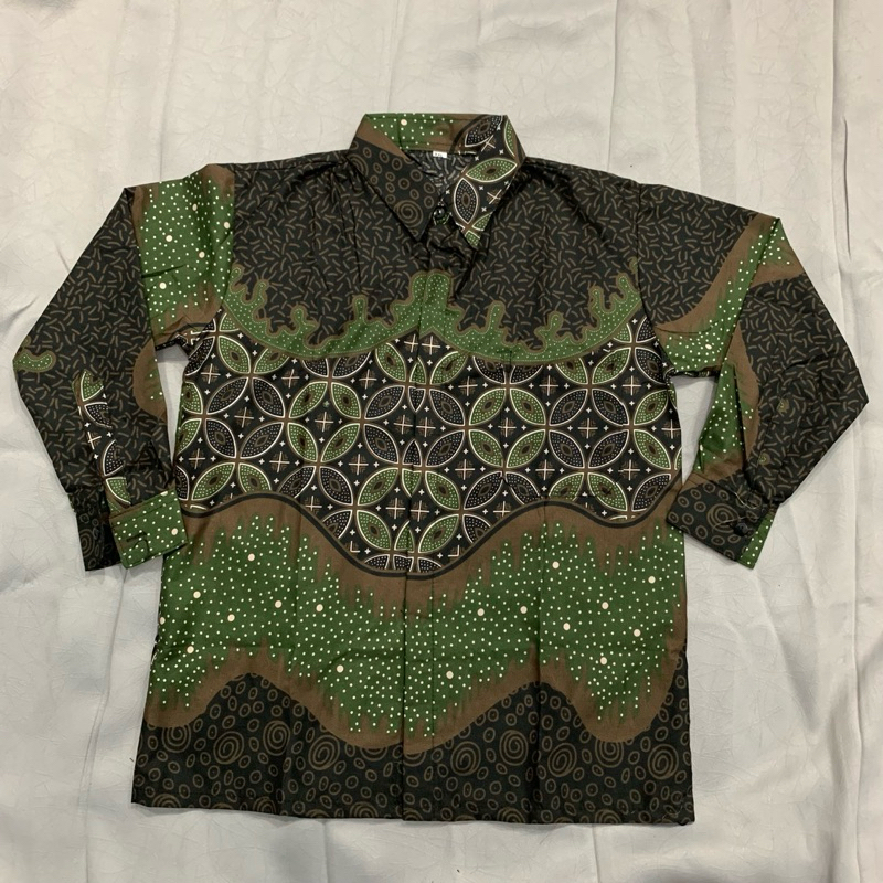 Batik anak anak - Kemeja batik anak - baju batik anak laki laki umur 2-12th hem batik anak lengan pa