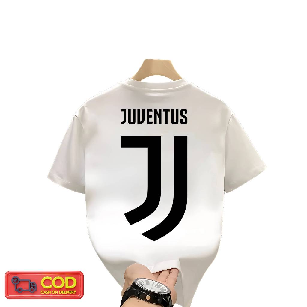 Zelo - T-shirt Lengan Pendek Pria Dewasa Bahan Katun Combed Premium Original Terbaru Juventus
