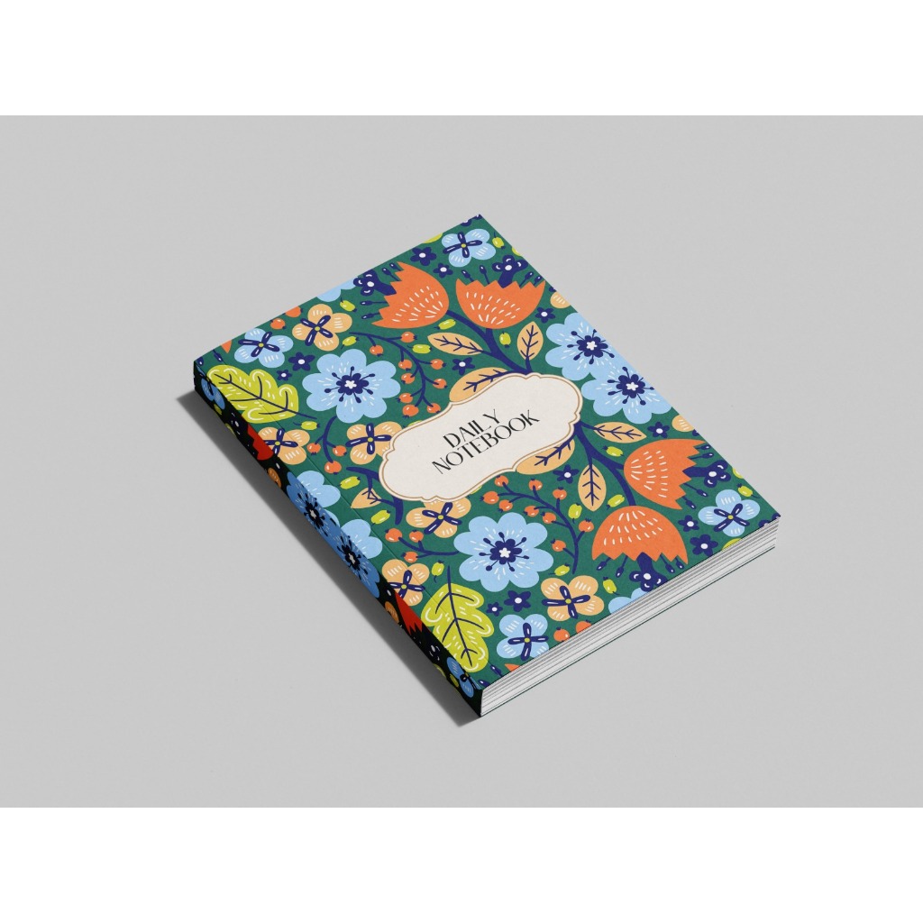 

LINED NOTEBOOK D / NOTEBOOK GARIS / BUKU CATATAN by Kirei Studio