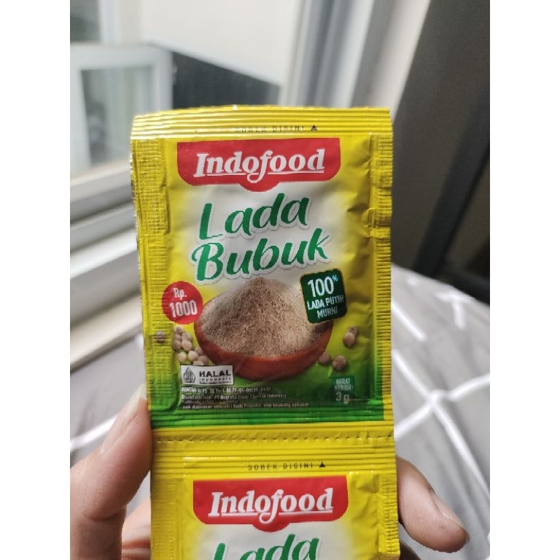 

lada bubuk indofood/bubuk lada sachet indofood @3gr