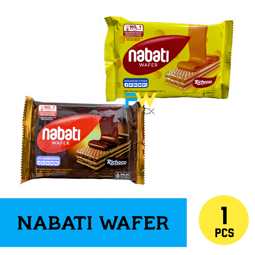 

Nabati Wafer Richeese Richoco - Netto 37 gr