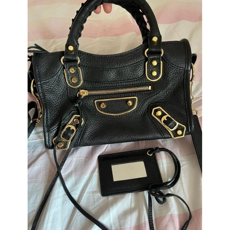 Balenciaga mini city black
