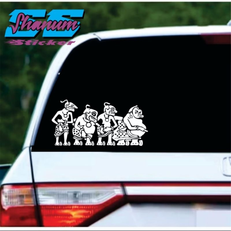 STIKER CUTTING WAYANG PUNAKAWAN