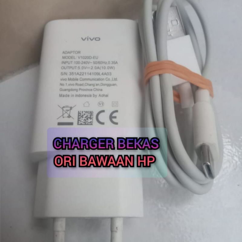 CHARGER VIVO Y16 | Y30 | Y30i | Y50 ORI BAWAAN HP TIPE C