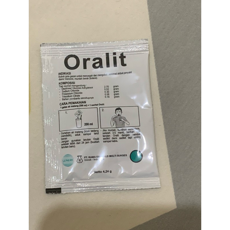 

ORALIT membantu menyembuhkan diare, larutan pengganti cairan dan elektrolit tubuh