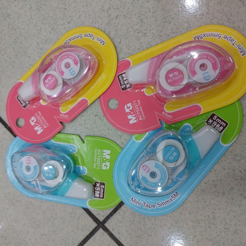 

Correction Tape 5Mx5mm Merk M&G Tape Koreksi Tipex Kertas