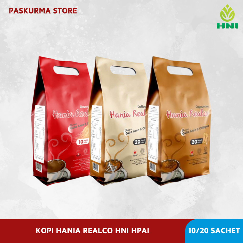 

KOPI HANIA REALCO HNI HPAI 3 VARIAN RASA