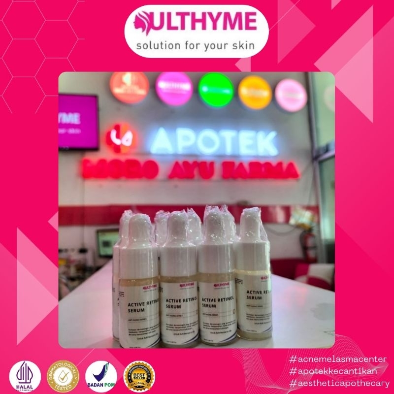 Ulthyme Retinol Collagen Serum Pencerah Penghilang Flek