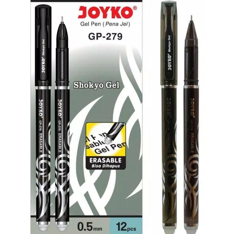 

Joyko Shokyo Gel Pen GP-279 Hitam - 0.5mm (Eceran, Tinta Bisa Dihapus)