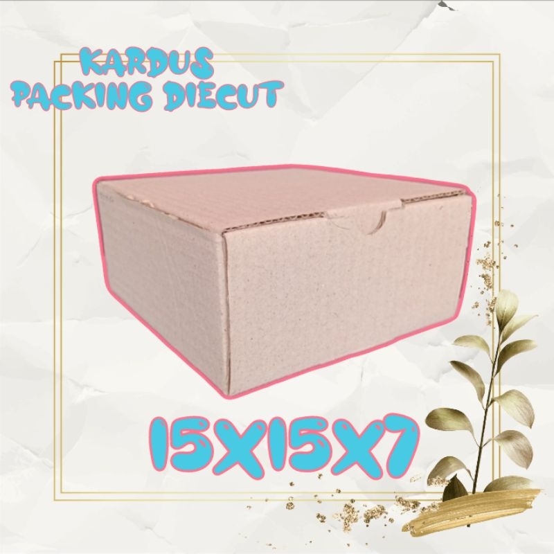 

kardus packing Die Cut tipe uk 15x15x7 kardus besar kardus kecil