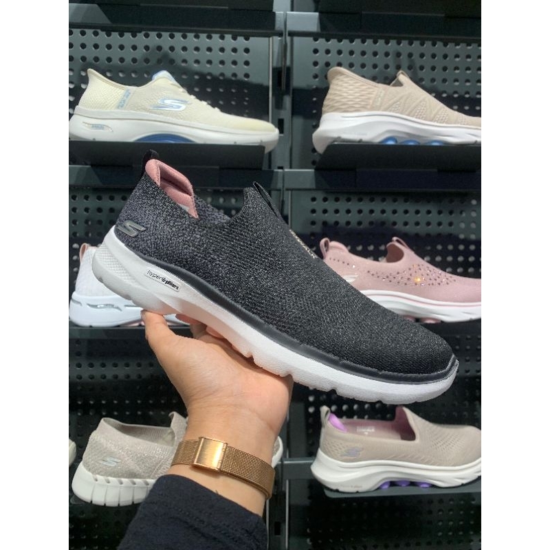 SALE SEPATU SKECHERS GOWALK 6 WOMEN-SKE124502BKP