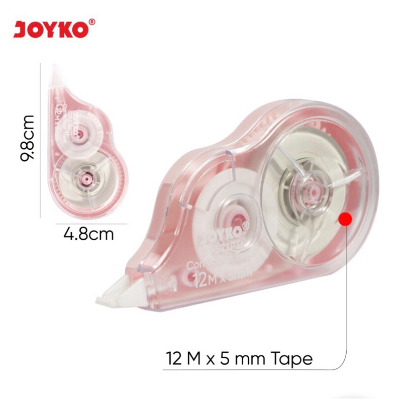 

JOYKO CORRECTION TAPE-X CT-522PTL WARNA PASTEL