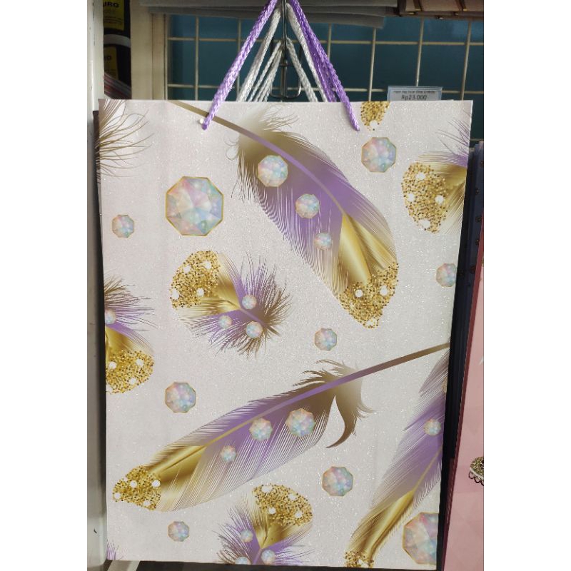 

Paper Bag Besar Gliter Daun