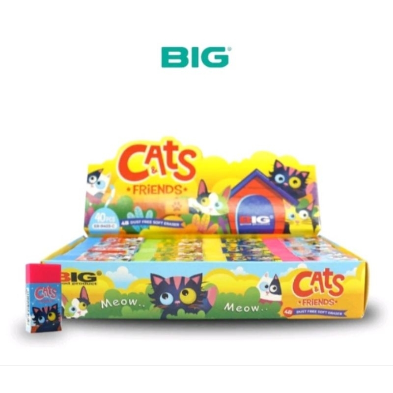 

(1 Pack) Penghapus/Eraser Big Warna Kecil Isi 40 pcs