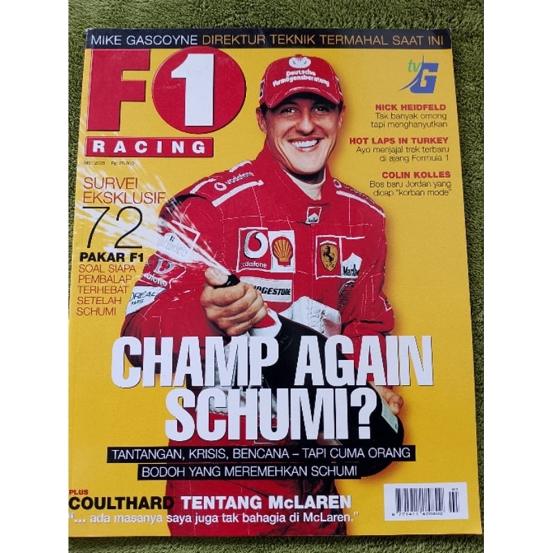 MAJALAH F1 RACING INDONESIA EDISI 2005