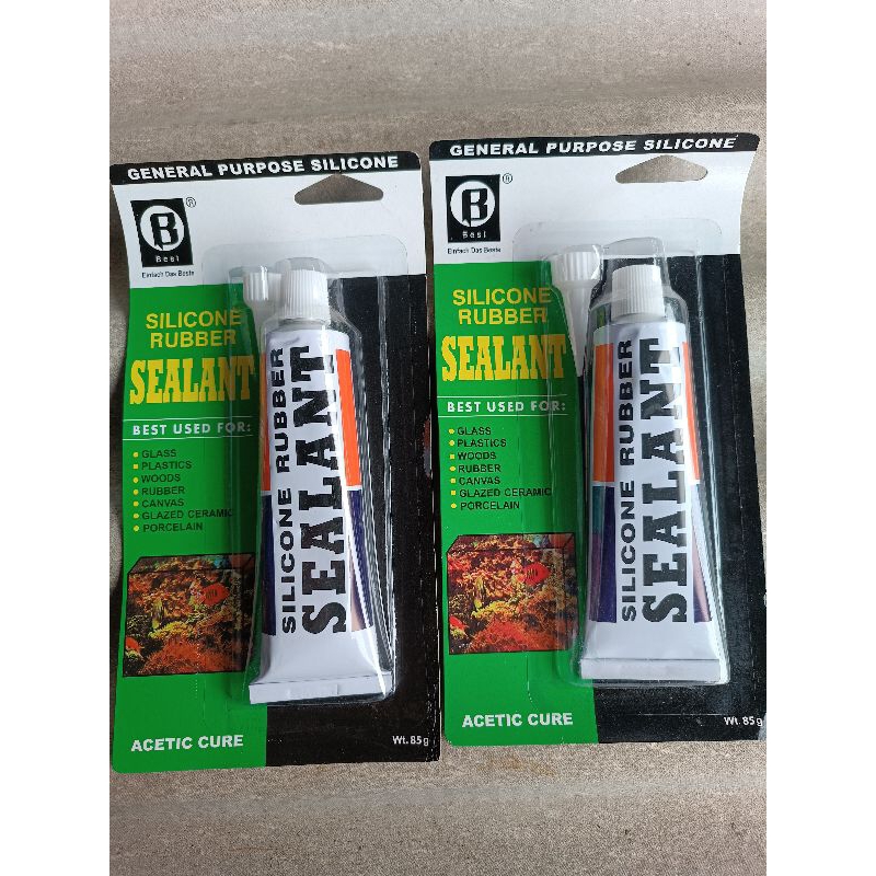 lem silicon rubber Sealant / lem kaca akrilik / lem aquarium akuarium