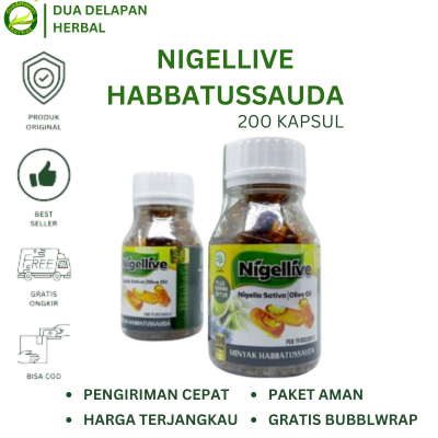 Nigellive minyak habbatussauda plus zaitun