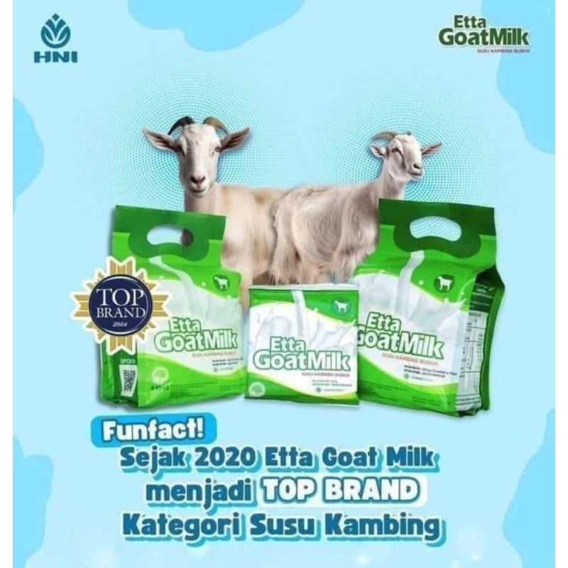 

Susu Kambing HNI - Etta Goat Milk (EGM)