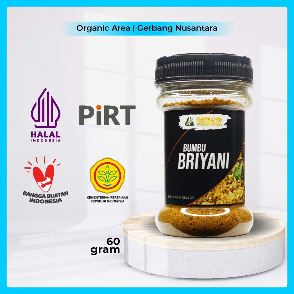 

Gerbang Nusantara - Briyani Bubuk Bumbu Masak Dapur Rempah 60gr