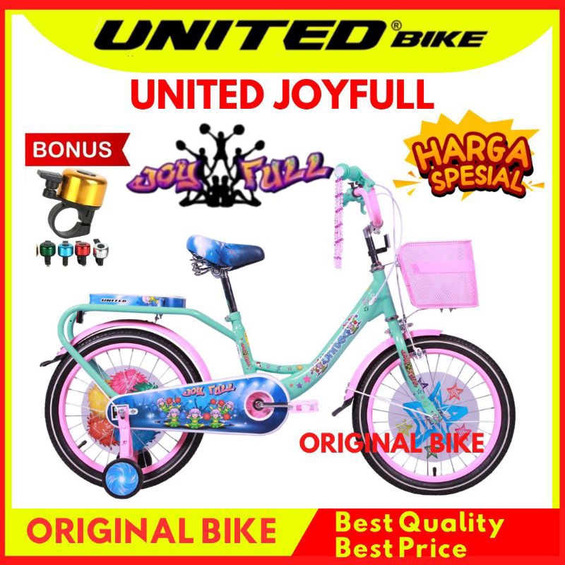 Sepeda Anak 16 United Joyfull New