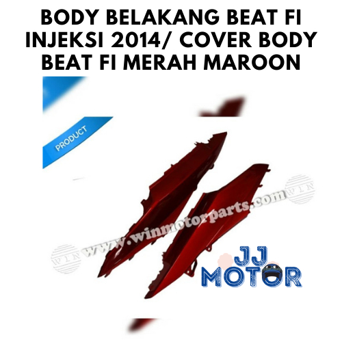BODY BELAKANG BEAT FI INJEKSI 2014/ COVER BODY BEAT FI MERAH MAROON