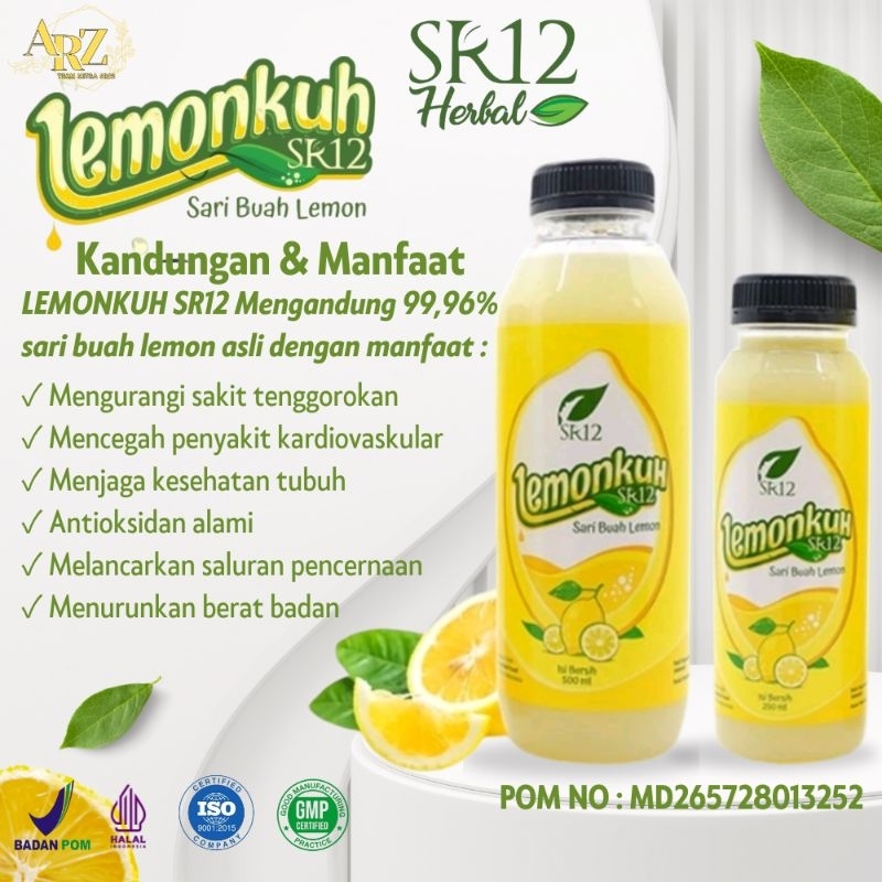 

Lemonkuh SR12 Sari Buah Lemon