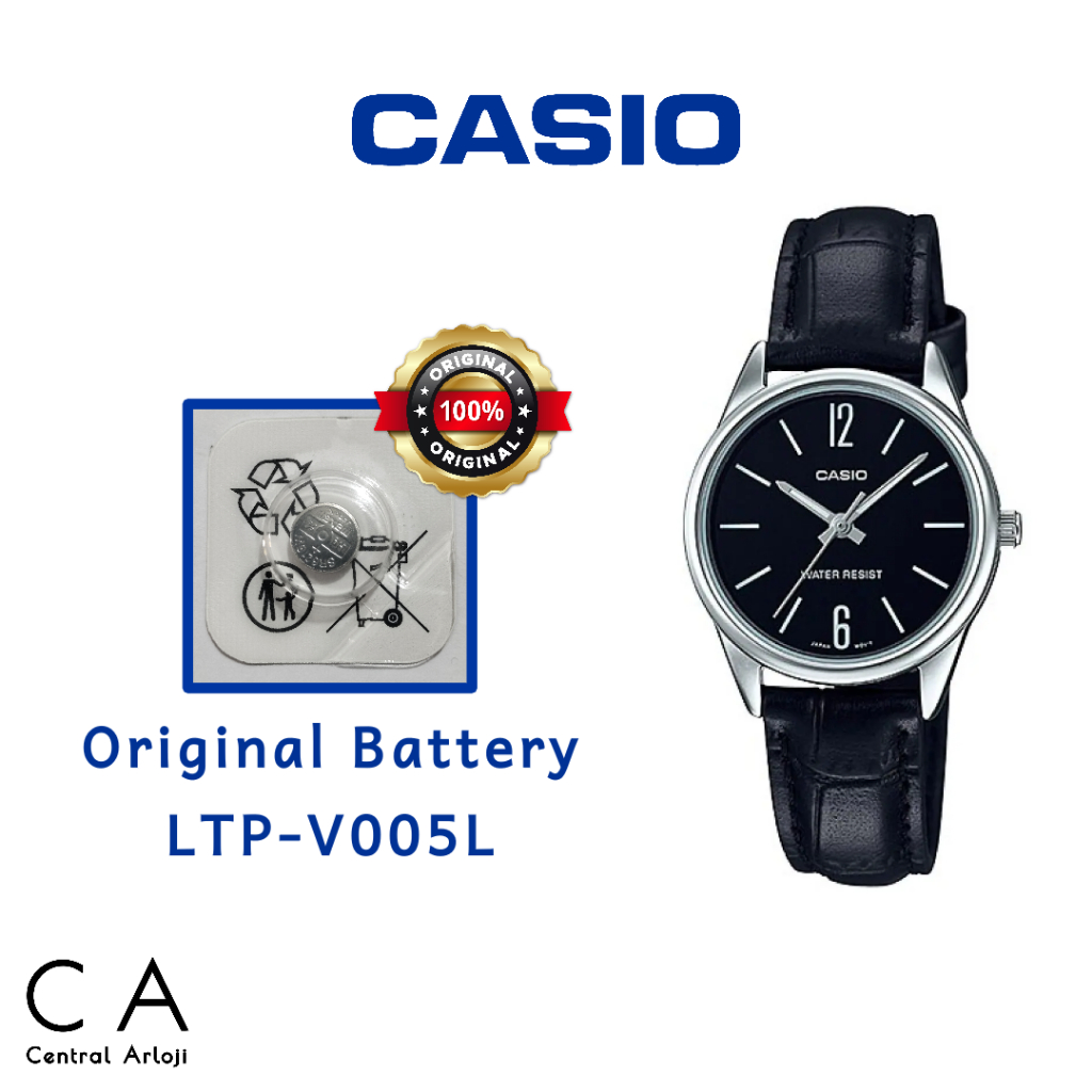 Baterai Jam Tangan Casio LTP-V005L Original